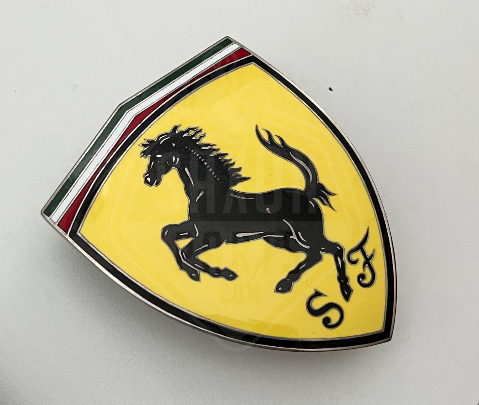 Ferrari F40 hood Scudetto emblems – SaxonParts